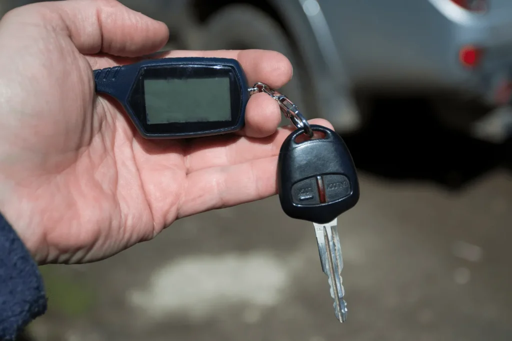 Une alarme de voiture