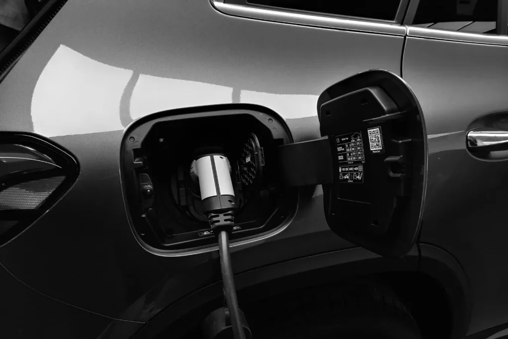 Une voiture électrique
