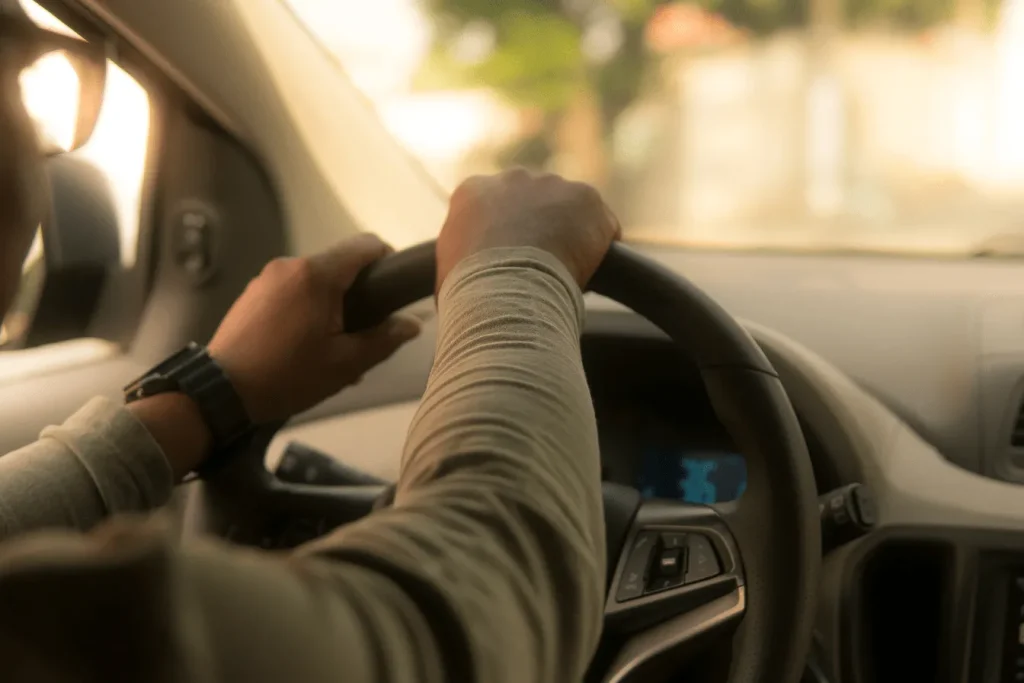 Une voiture avec carte grise