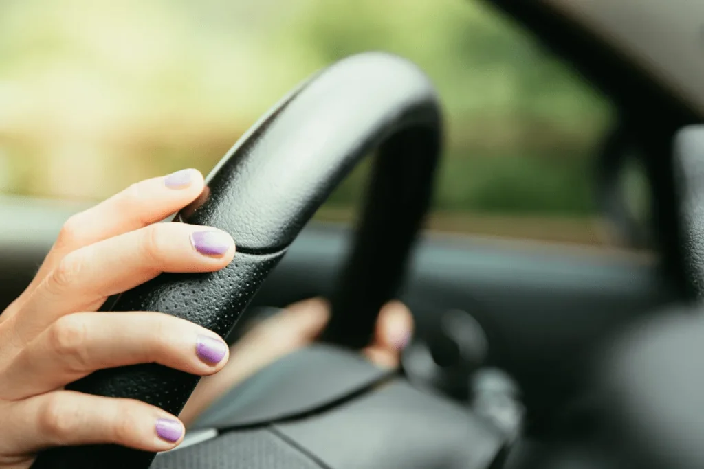 Un volant pour la direction d'une voiture