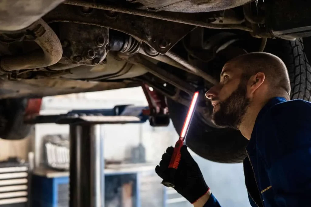 Traitement de la corrosion du berceau d'une voiture