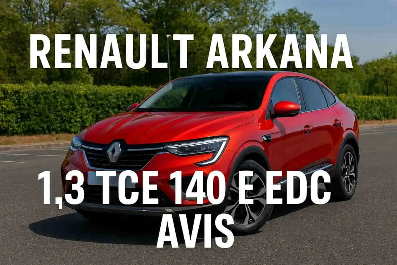 Renault Arkana 1.3 TCe 140 EDC Renault Arkana 1.3 TCe 140 EDC sur route, SUV coupé au look sportif et moteur essence turbo performant.