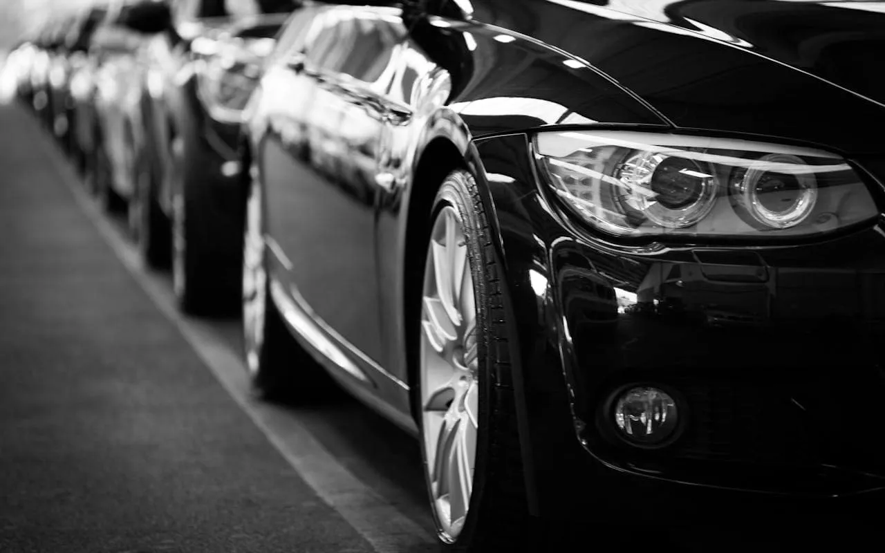 voiture-noir-et-blanc Voiture en noir et blanc
